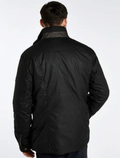 Carrickfergus Men's Waxed Jacket - Black -Modekleidung 3472 Black 4 57158.1692975412