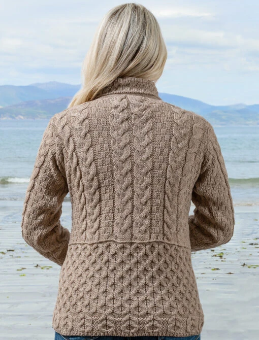 Honeycomb Button-Up Cardigan – Bild 5