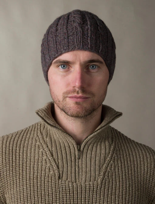 Aran Fleece Lined Beanie – Bild 10