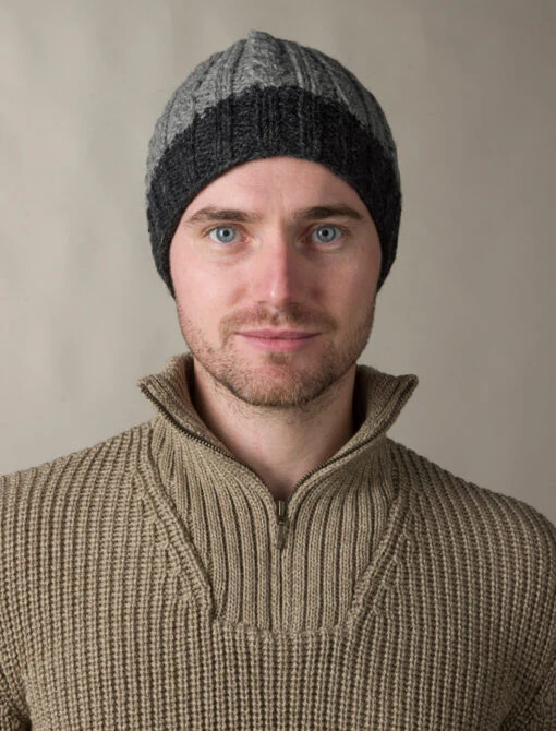 Aran Fleece Lined Beanie – Bild 7