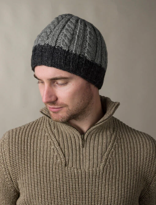 Aran Fleece Lined Beanie – Bild 13
