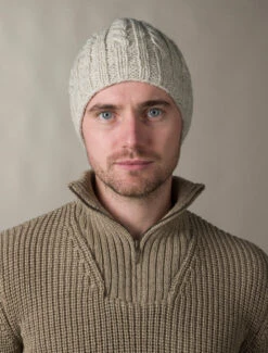 Aran Fleece Lined Beanie -Modekleidung Aran L4A6214 43730.1694171657