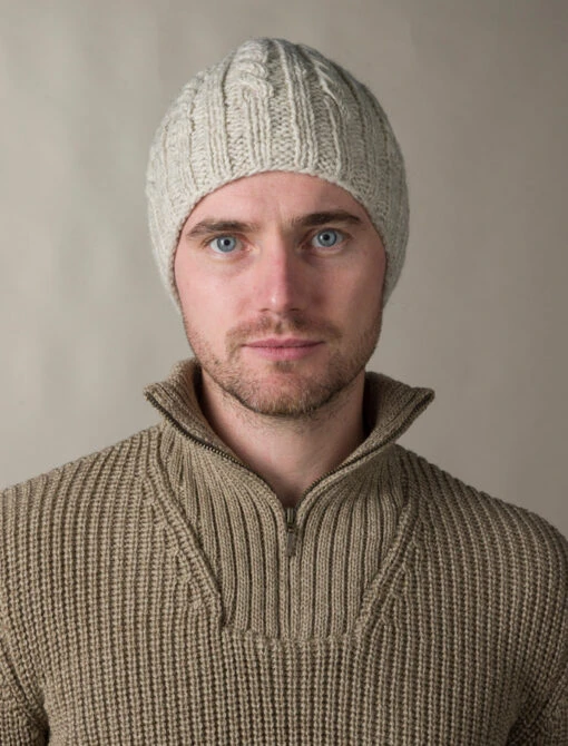 Aran Fleece Lined Beanie – Bild 9