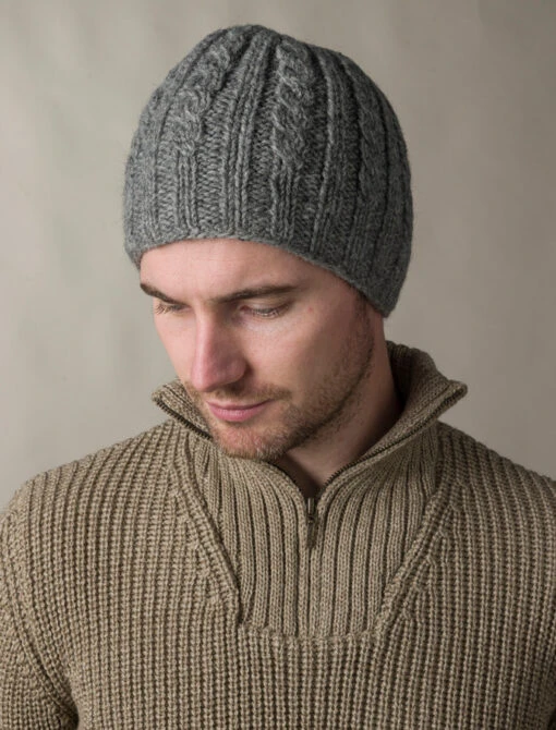 Aran Fleece Lined Beanie – Bild 20