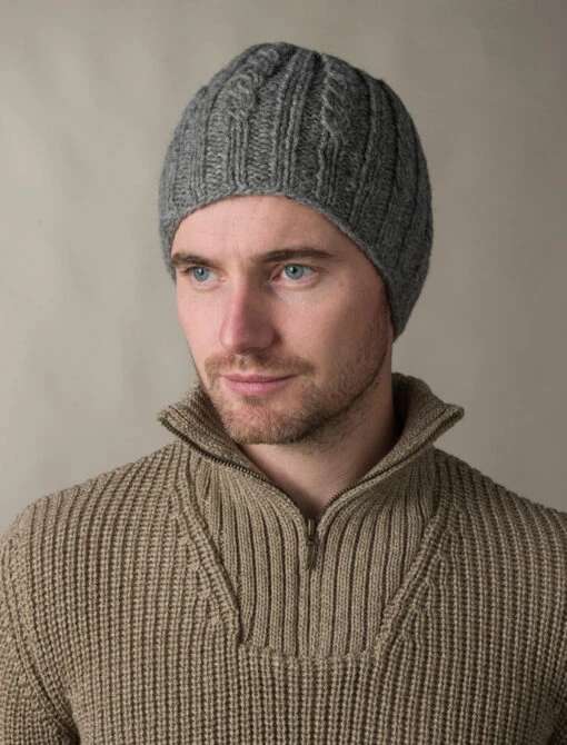 Aran Fleece Lined Beanie – Bild 18