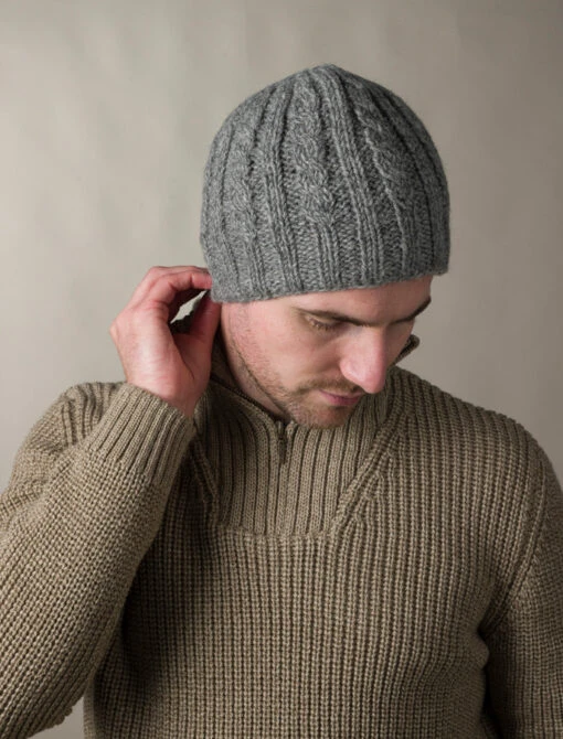 Aran Fleece Lined Beanie – Bild 15