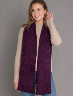 A‎ran Plated Scarf -Modekleidung Aran L4A7096 71456.1662553759