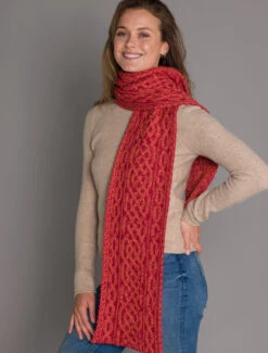 A‎ran Plated Scarf -Modekleidung Aran L4A7162 02672.1662553759