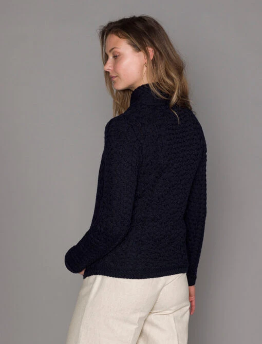 Women's Aran Jacket With Side Zip – Bild 17