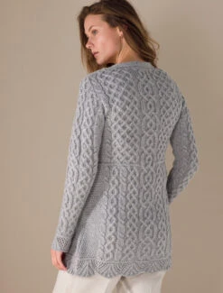 ‎Aran A-Line Lace‎ Cardigan -Modekleidung Aran L4A8431 94176.1669214932