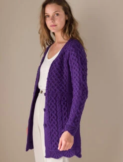 ‎Aran A-Line Lace‎ Cardigan -Modekleidung Aran L4A8471 20029.1669214924