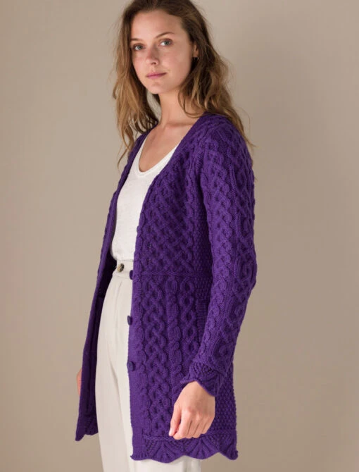 ‎Aran A-Line Lace‎ Cardigan – Bild 14