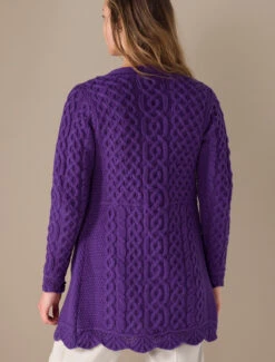 ‎Aran A-Line Lace‎ Cardigan -Modekleidung Aran L4A8483 18613.1669214922