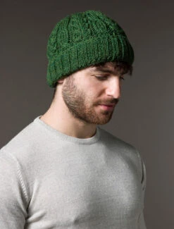 Aran Heritage Cable Wool Hat