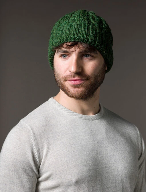 Aran Heritage Cable Wool Hat – Bild 3