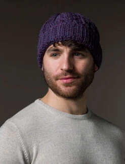 Aran Heritage Cable Wool Hat -Modekleidung B387 Heather Copy 20332.1681309881