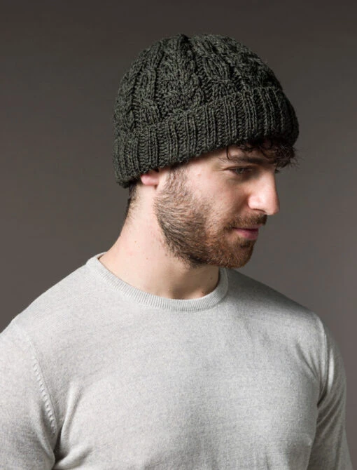 Aran Heritage Cable Wool Hat – Bild 8