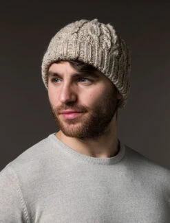 Aran Heritage Cable Wool Hat -Modekleidung B387 Skiddaw 2 Copy 96499.1681309726