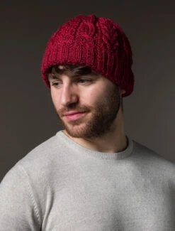 Aran Heritage Cable Wool Hat -Modekleidung B387 cr Copy 79715.1681309674