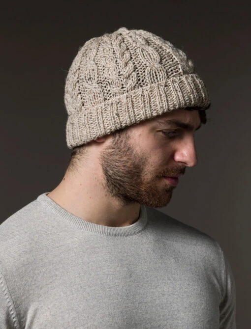 Aran Heritage Cable Wool Hat – Bild 4