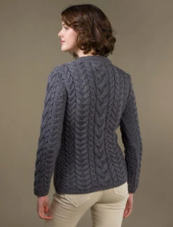 Women's Super Soft Aran Crew Neck Sweater
