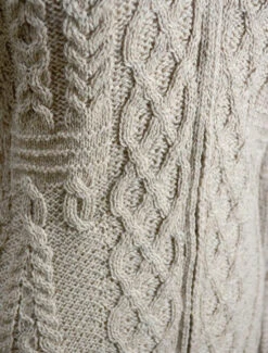 Cable Aran Cardigan With Zipper -Modekleidung B926detail2 37618.1491486155
