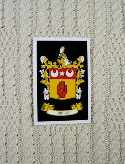 Breen Clan Scarf -Modekleidung BREEN CREST CARD 55644.1615287665