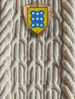 Bailey Clan Aran Throw -Modekleidung Bailey Crest Throw 00146.1604409387