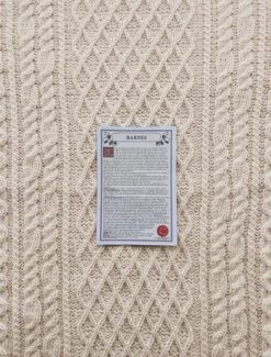 Barnes Clan Aran Throw -Modekleidung Barnes3 05283.1617378874