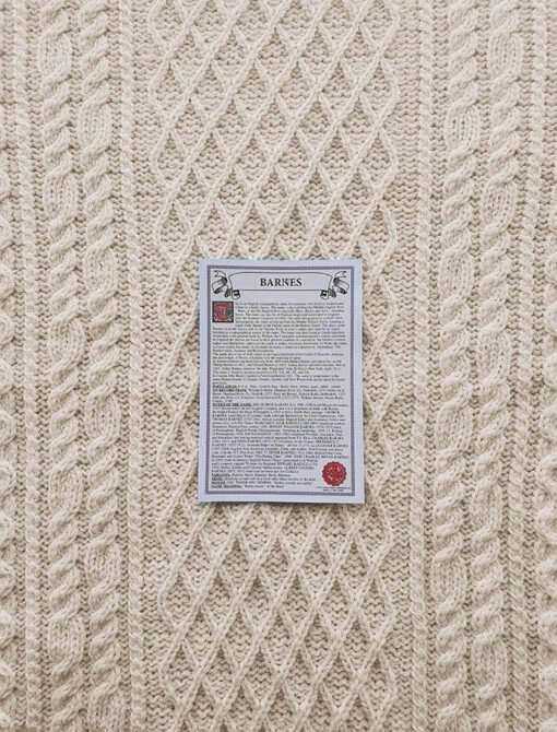 Barnes Clan Aran Throw – Bild 4