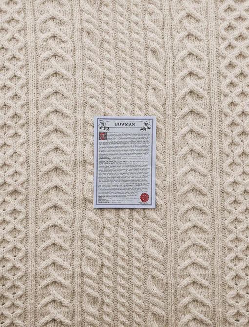 Bowman Clan Aran Throw – Bild 3