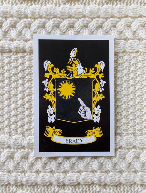 Brady Clan Aran Throw – Bild 2