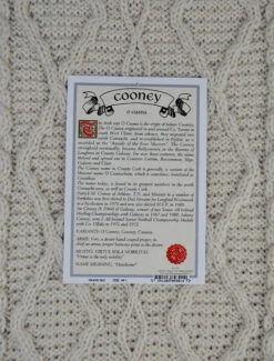 Cooney Clan Scarf -Modekleidung COONEY CREST BACK 36885.1605090818