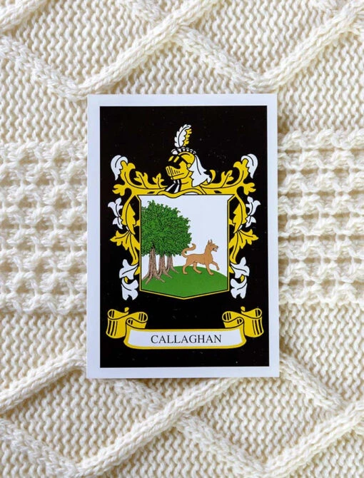 Callaghan Clan Aran Throw