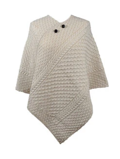 Campbell Clan Aran Poncho -Modekleidung Campbell 17643.1604315199