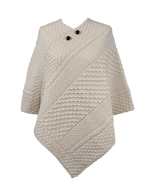 Carter Clan Aran Poncho – Bild 6