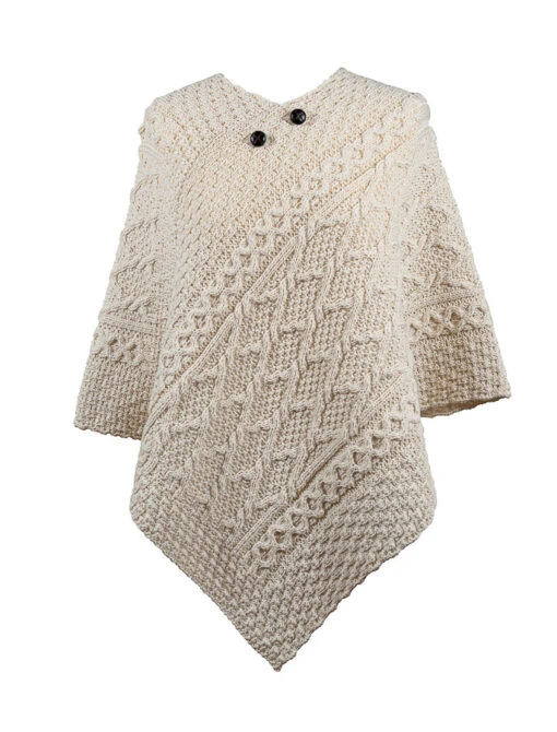 Coffey Clan Aran Poncho – Bild 6