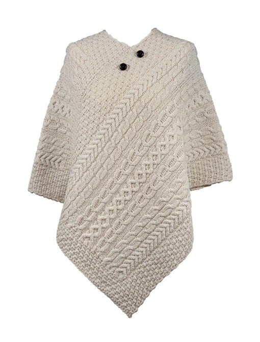 Cole Clan Aran Poncho – Bild 4