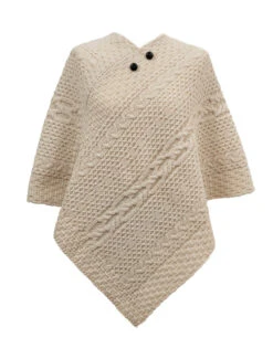 Connolly Clan Aran Poncho -Modekleidung Connolly 26767.1575574446
