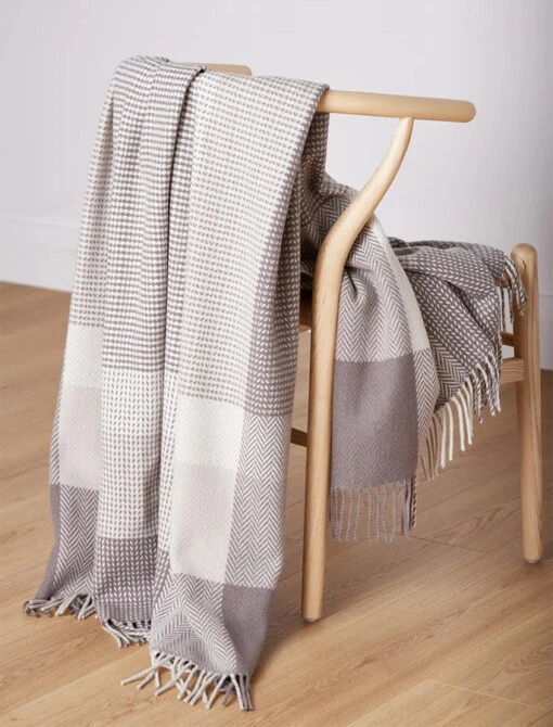 Wool And Cashmere Throw - Dún Briste – Bild 2