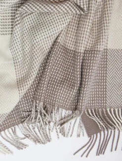 Wool And Cashmere Throw - Dún Briste -Modekleidung Fox 4012 G7 5 41908.1713888771