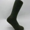 Gents Irish Wool Socks - Army Green
