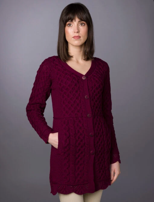 ‎Aran A-Line Lace‎ Cardigan – Bild 4