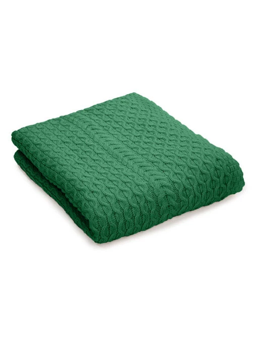 Aran Merino Wool Honeycomb Throw – Bild 2