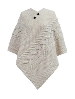 Mc Garry Clan Aran Poncho -Modekleidung McGarry 31581.1605109730
