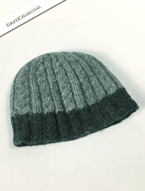 Aran Fleece Lined Beanie – Bild 2