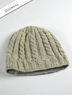 Aran Fleece Lined Beanie -Modekleidung PAC500oatmeal 33819.1674640370