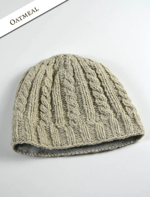 Aran Fleece Lined Beanie – Bild 4