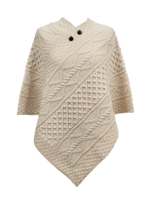 Quinn Clan Aran Poncho