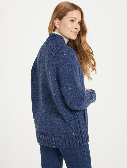 Ladies V-Neck Donegal Wool Cardigan – Bild 9